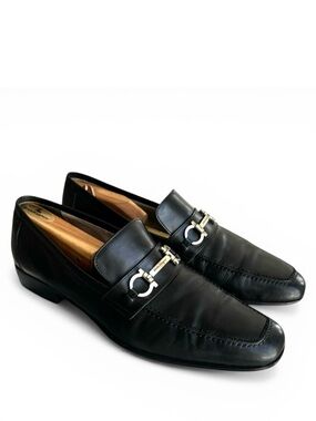 Salvatore Ferragamo Horsebit Loafers Dress Shoes Mens
